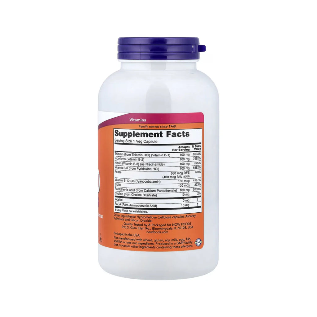 NOW FOODS VITAMINA B-100, 250 VCAPS SFN