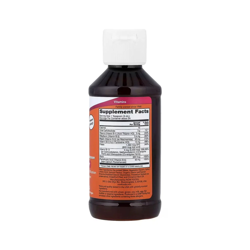 NOW Foods, Ultra B-12, 5000 mcg, 118 ml (4 oz. Líq.) sfn