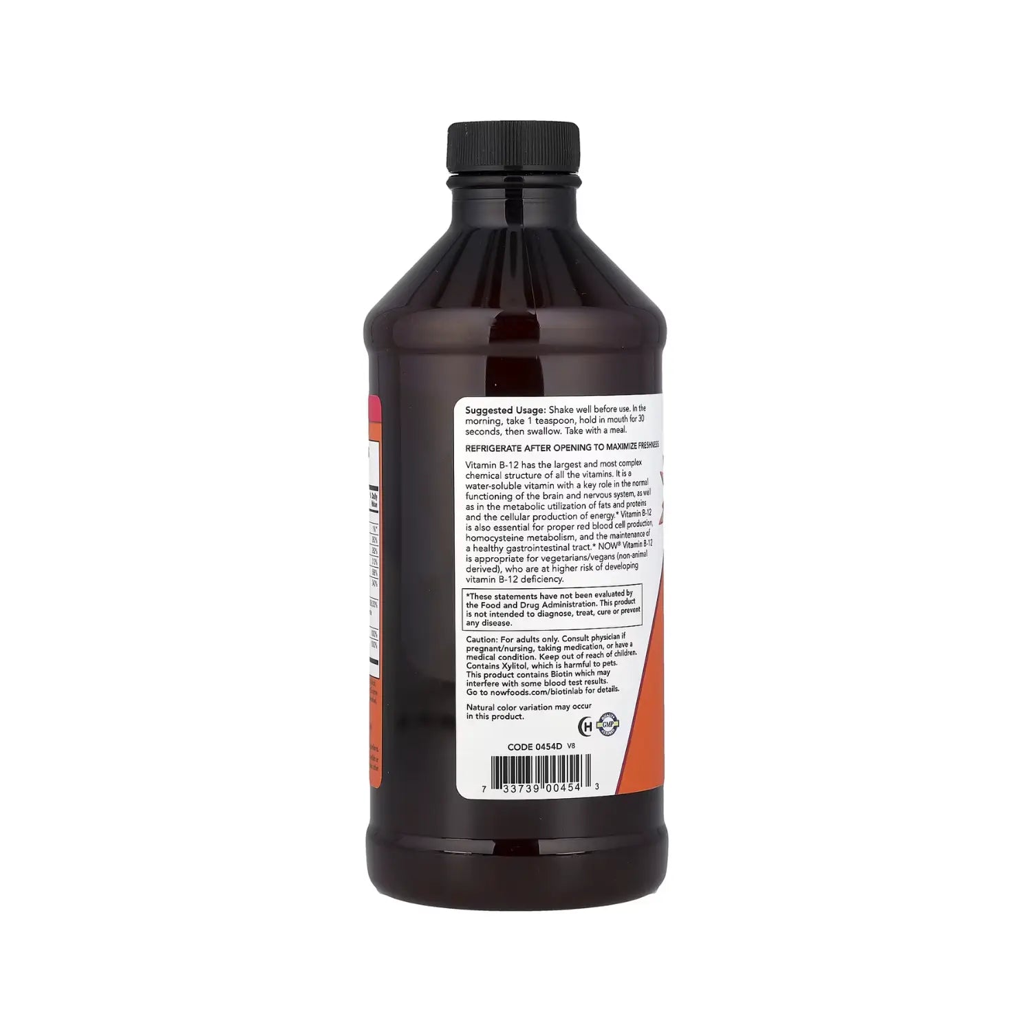 NOW Foods, Ultra B-12, 16 onzas líquidas (473 ml) sfn