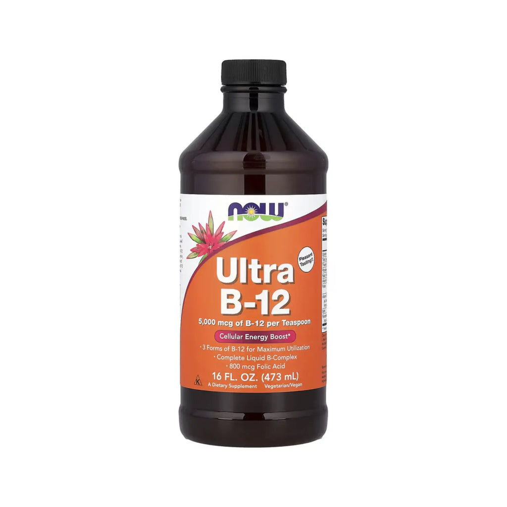 NOW Foods, Ultra B-12, 16 onzas líquidas (473 ml) sfn