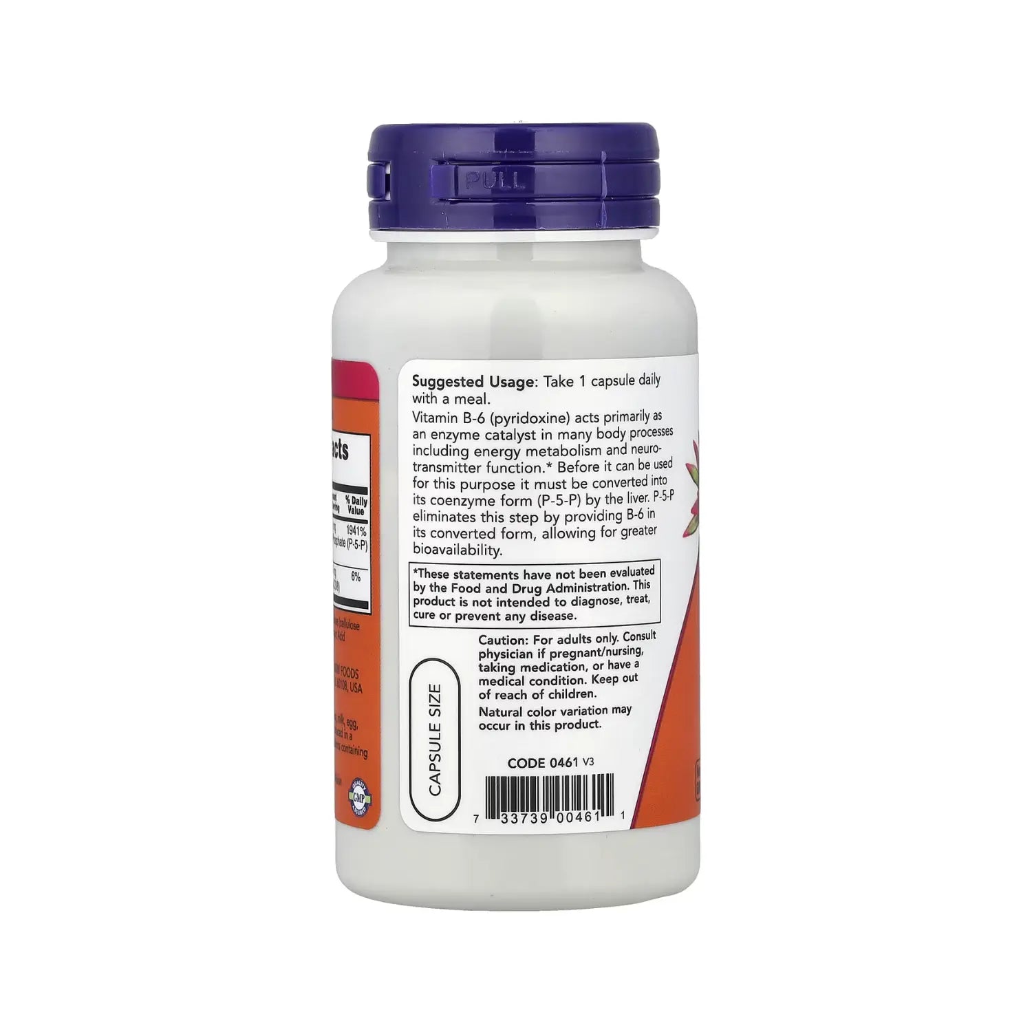 NOW FOODS P5P, 50 MG, 90 CÁPSULAS VEGETALES SFN