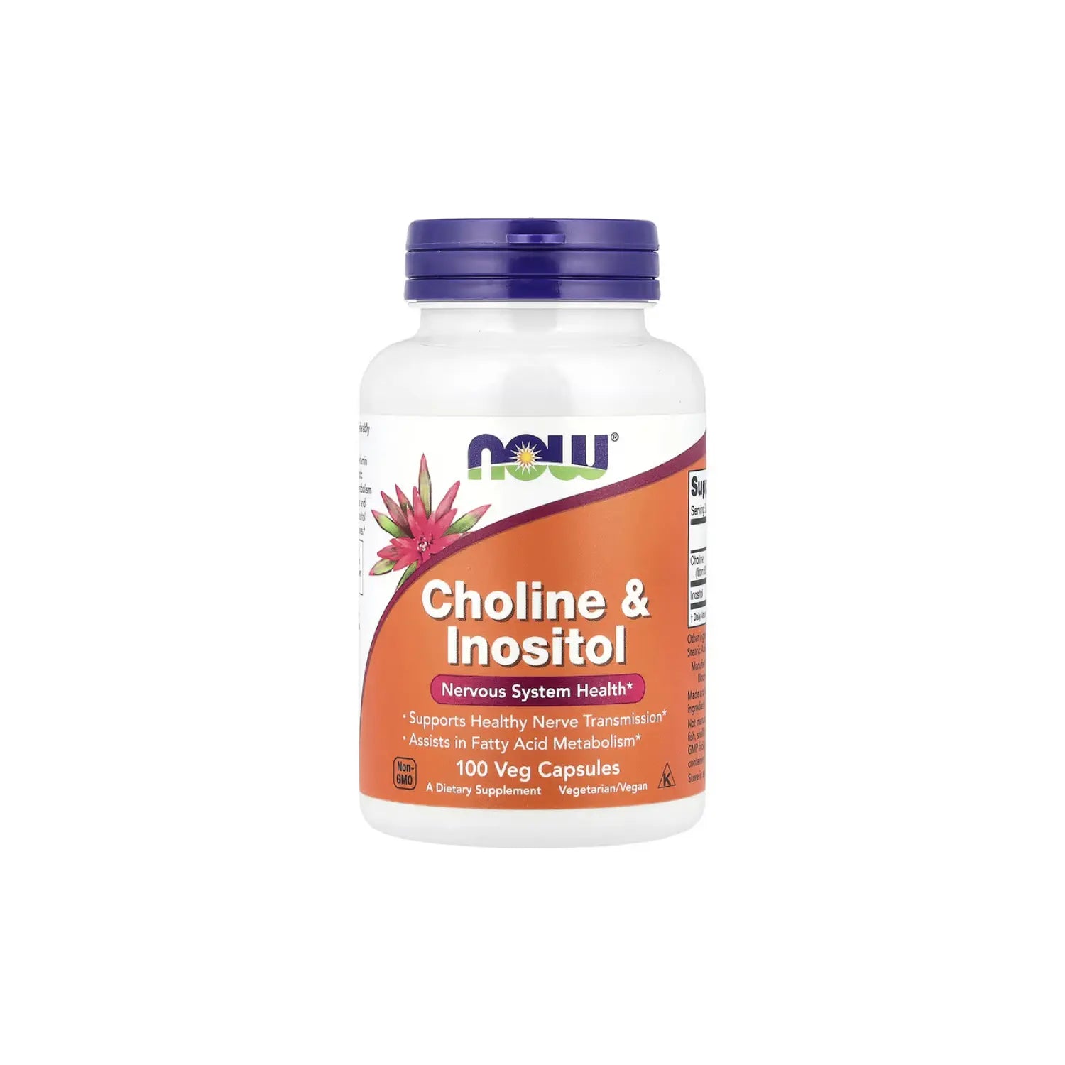 NOW FOODS CHOLINE & INOSITOL / COLINA E INOSITOL 100CAPS SFN