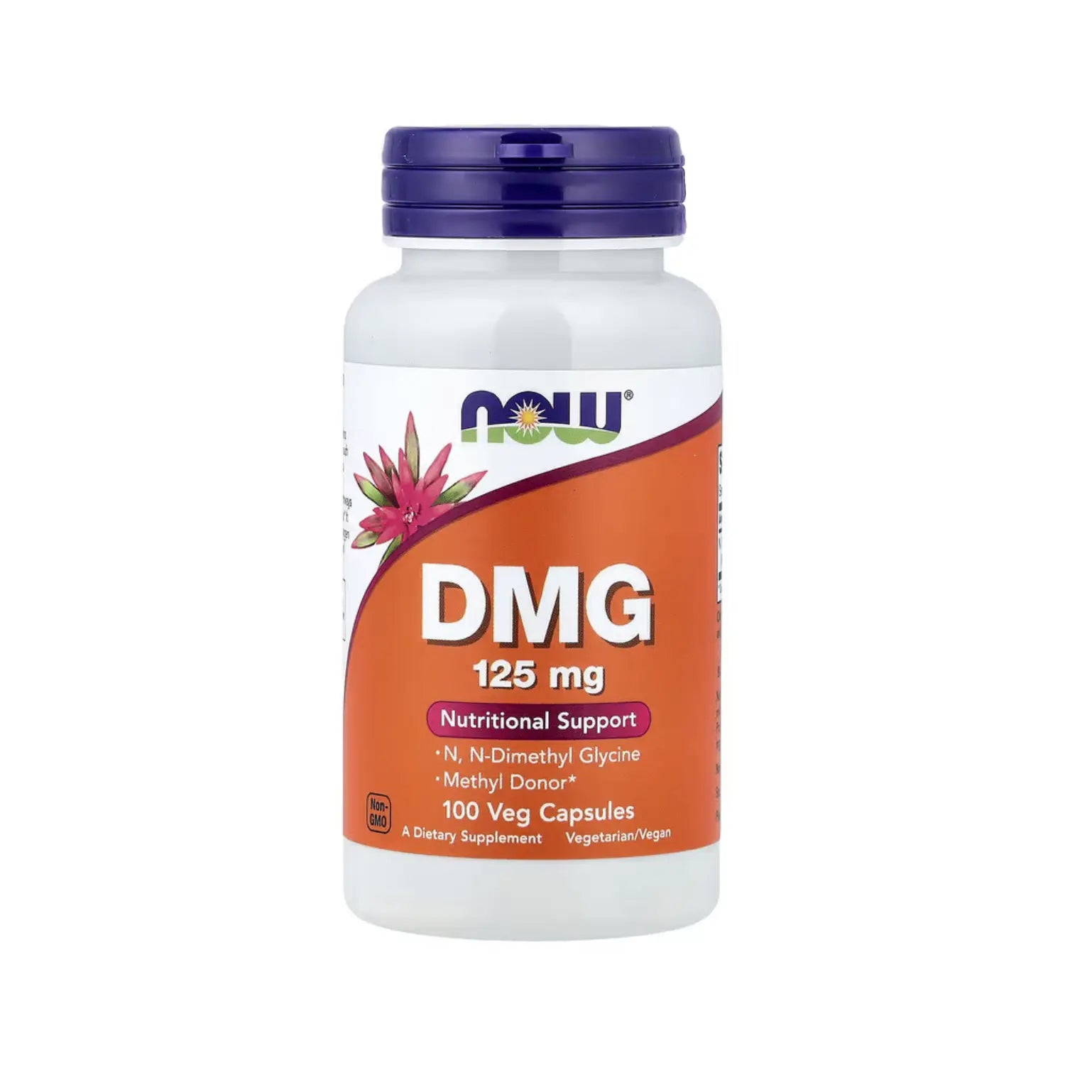 NOW FOODS, DMG, 125 MG, 100 CÁPSULAS SFN