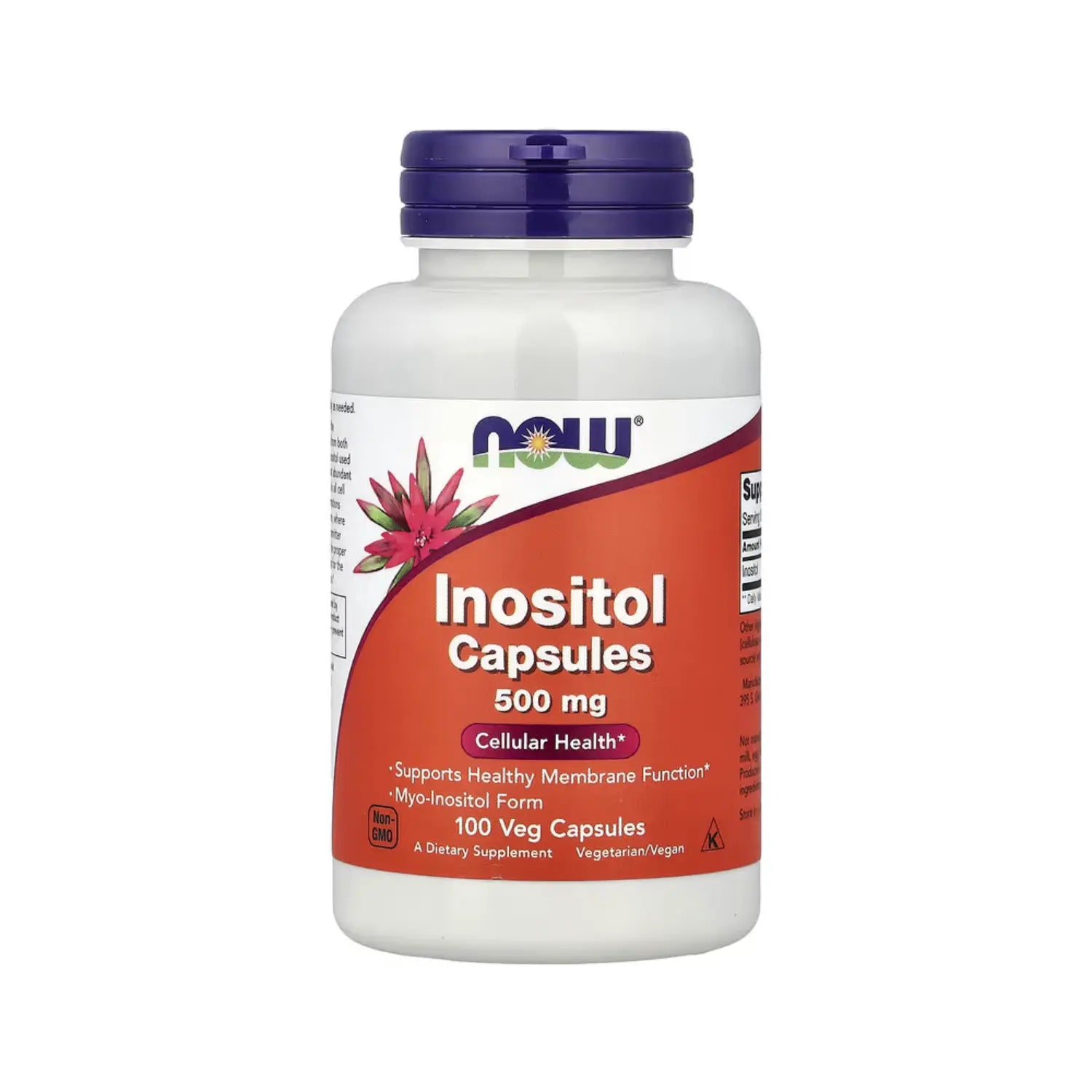NOW FOODS INOSITOL 500 MG 100VEGCAPS SALUD CELULAR SFN