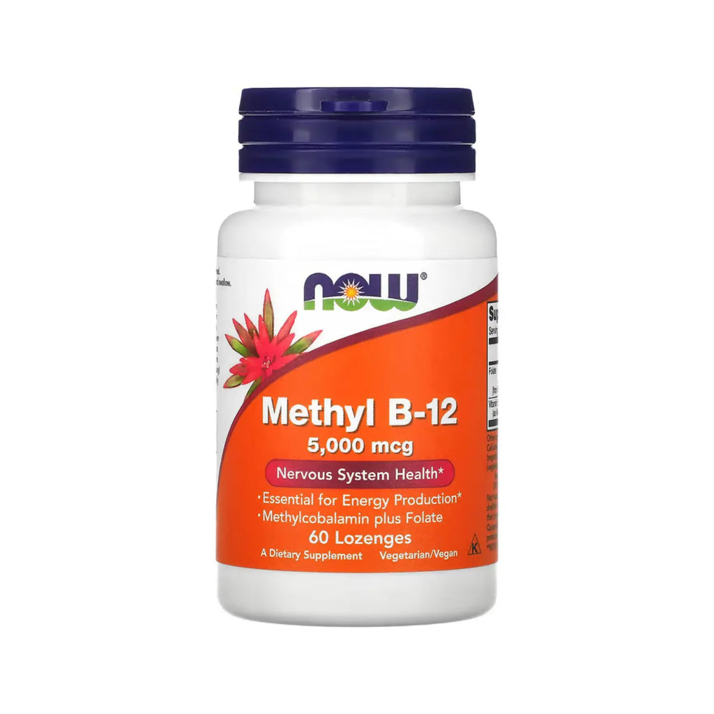 NOW FOODS METIL B-12 5000MCG 60LOZ SISTEMA NERVIOSO SFN