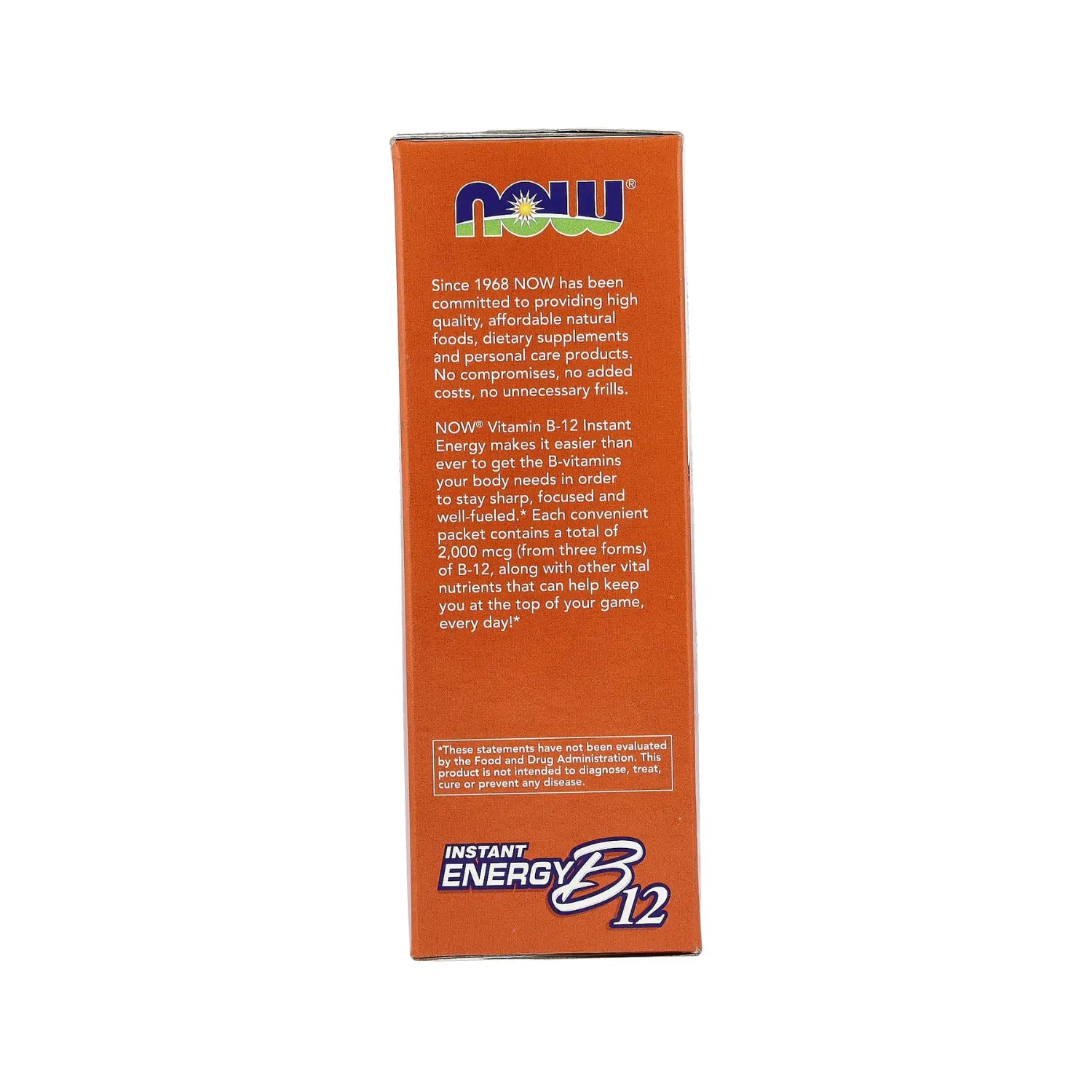 NOW Foods, Instant Energy B12, 2000 mcg, 75 sobres sfn