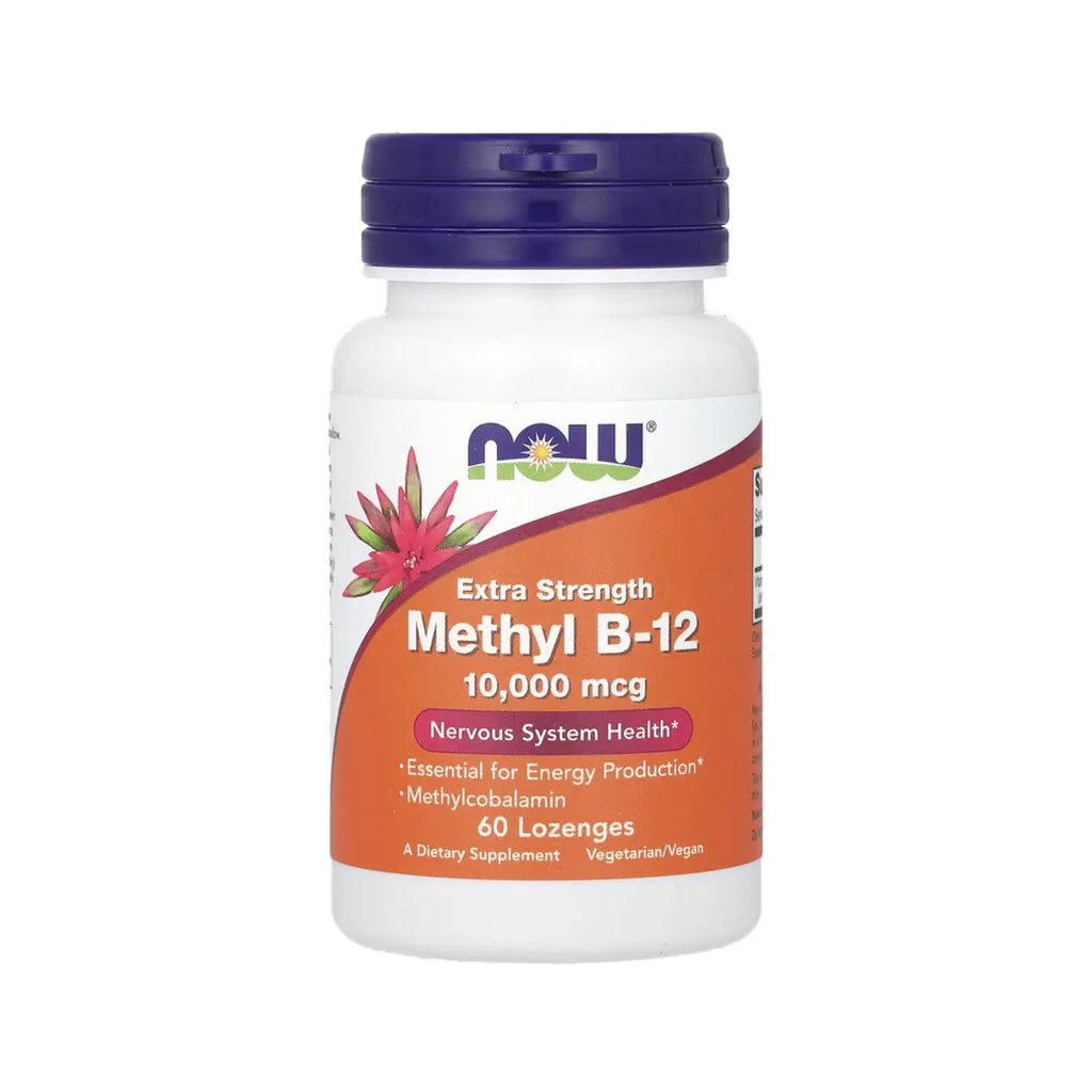 NOW Foods, Methyl B-12, Extra Strength , 10,000 mcg, 60 Lozenges sfn