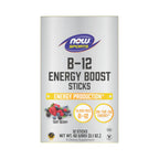 NOW FOODS B-12 ENERGY BOOST CON 12 STICKS DE 60 G SFN