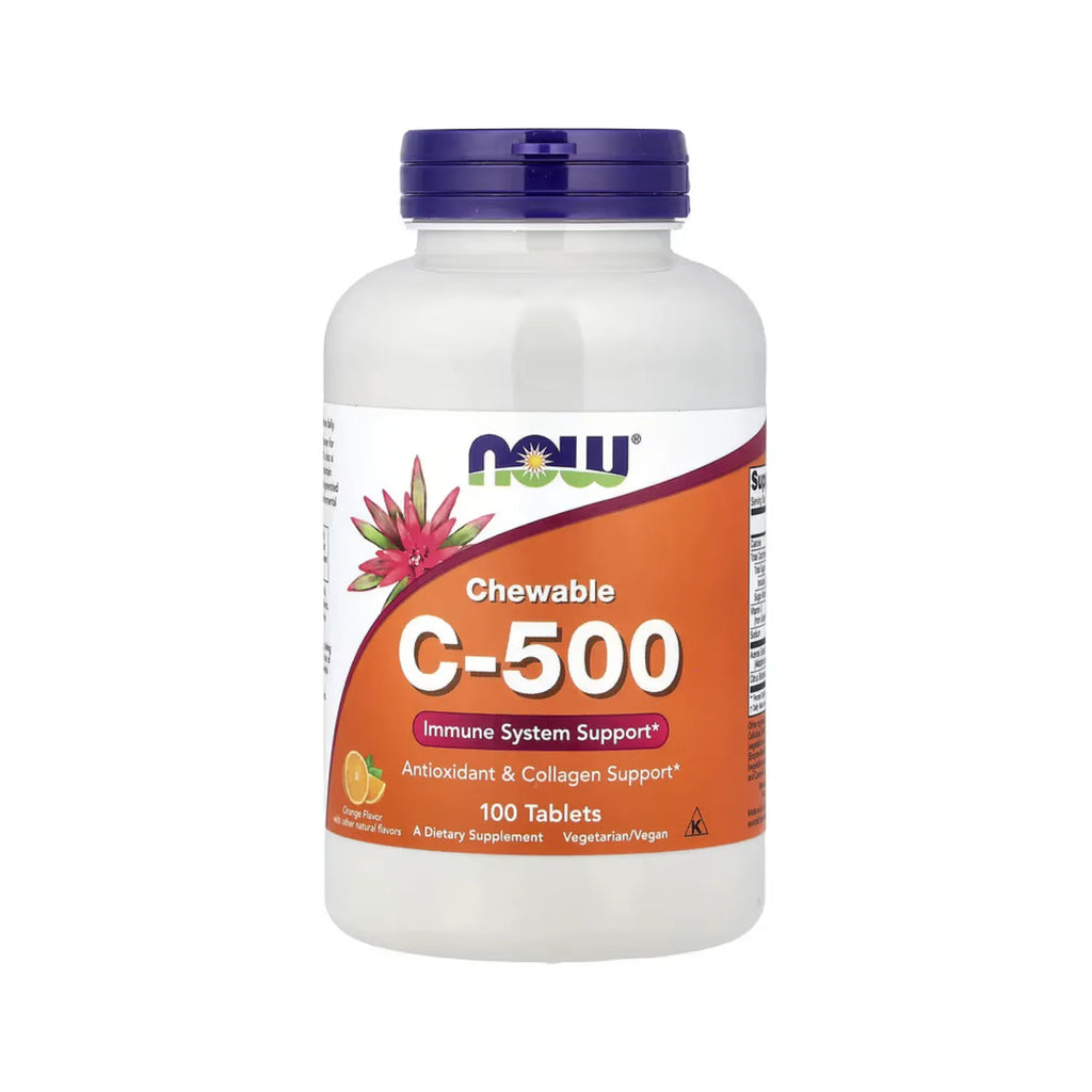 NOW FOODS C-500 CHEW ORANGE 100 TABS SFN