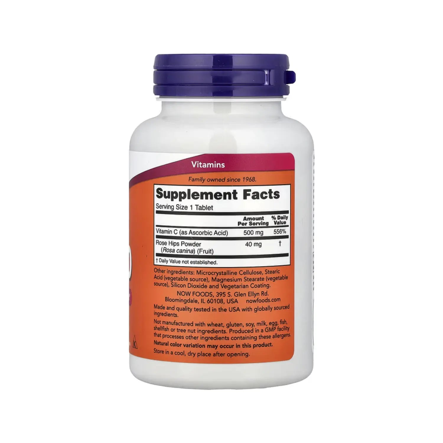 NOW FOODS C-500 RH 250 TABS SFN