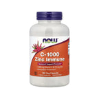 NOW FOODS C 1000 Y ZINC INMUNE 180 VEG CAPS SFN