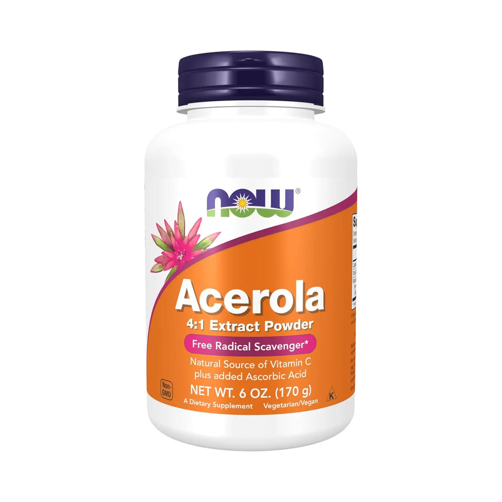 NOW Foods, Extracto de Acerola 4:1 en Polvo, 6 oz (170 g) sfn
