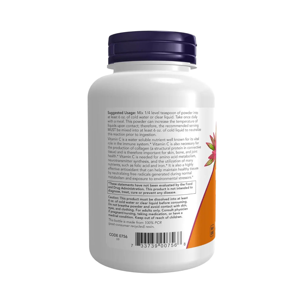 NOW Foods, Ascorbato de magnesio puro y atenuado, 8 oz (227 g) sfn