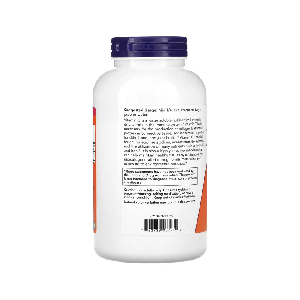 CRISTALES DE VITAMINA C 454 G NOW FOODS SFN