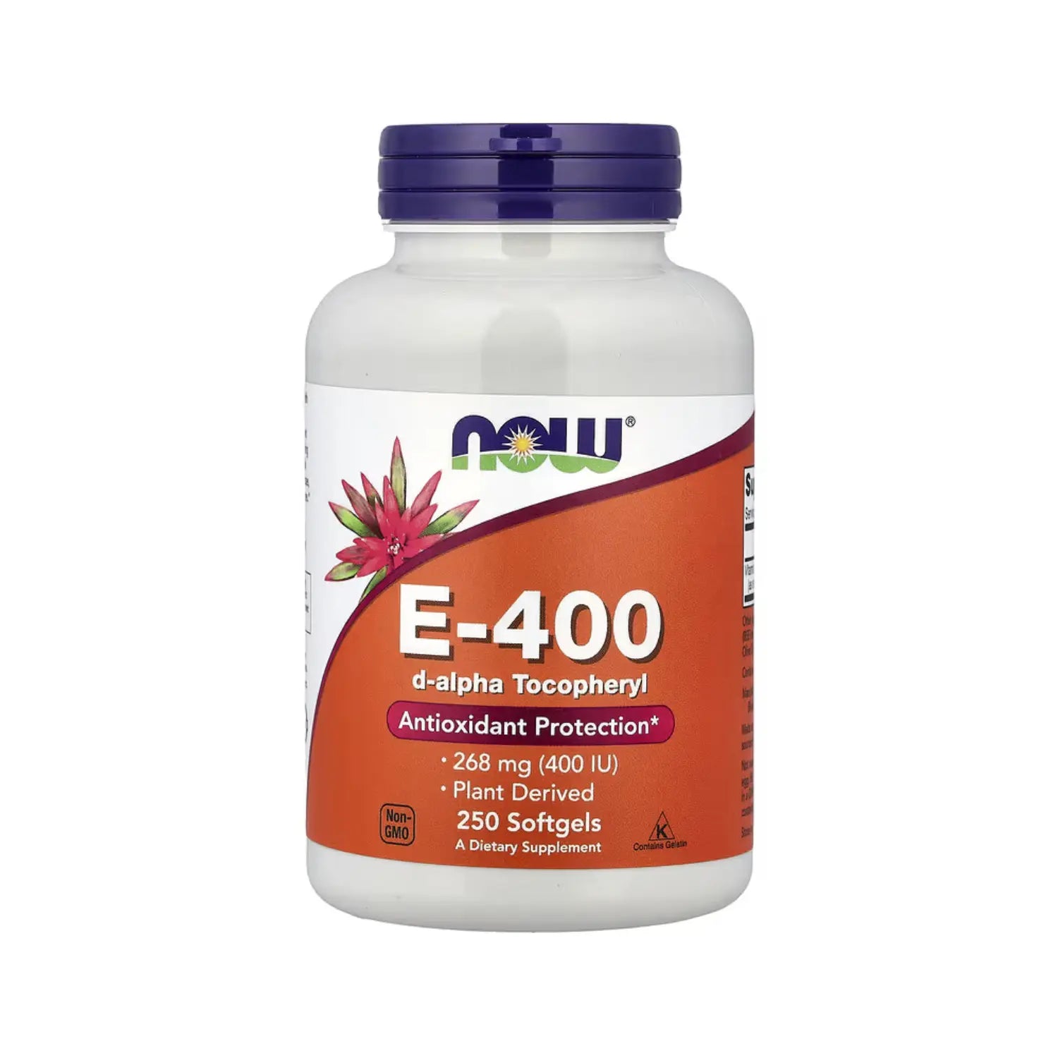 NOW FOODS VITAMINA E-400 D-ALFA TOCOFERILO 250 SGELS SFN