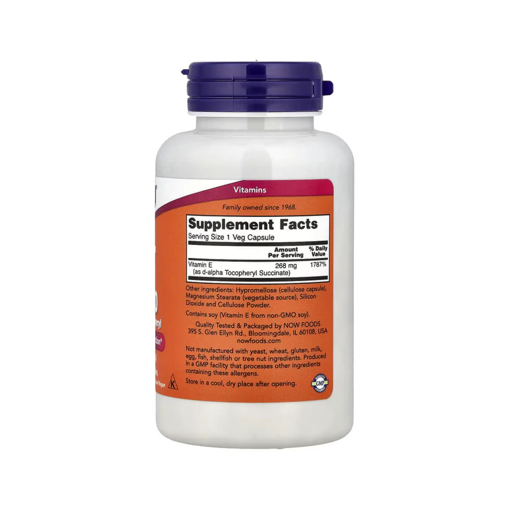 NOW FOODS DRY E-400 DA 100 VCAPS