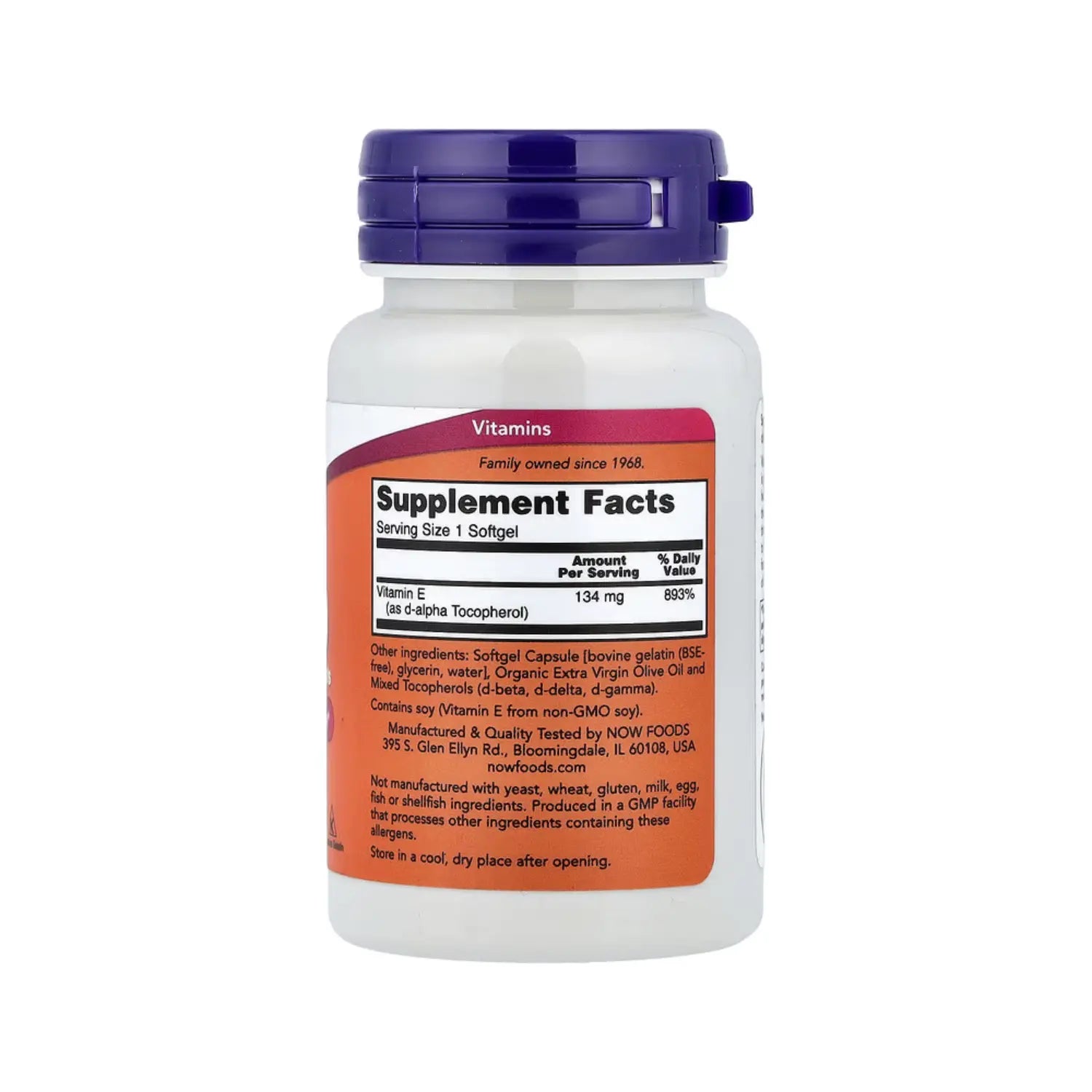 NOW FOODS E-200 MIXED TOC 100 SGELS