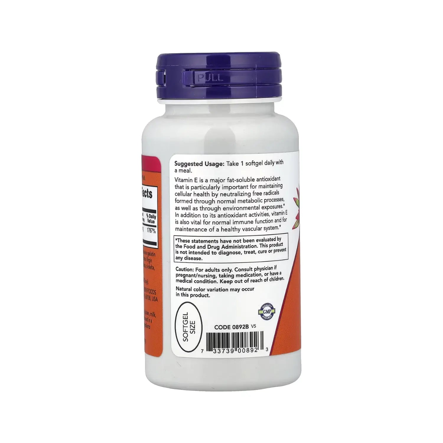 NOW Foods, E-400 con tocoferoles mixtos, 268 mg (400 UI), 100 cápsulas blandas sfn
