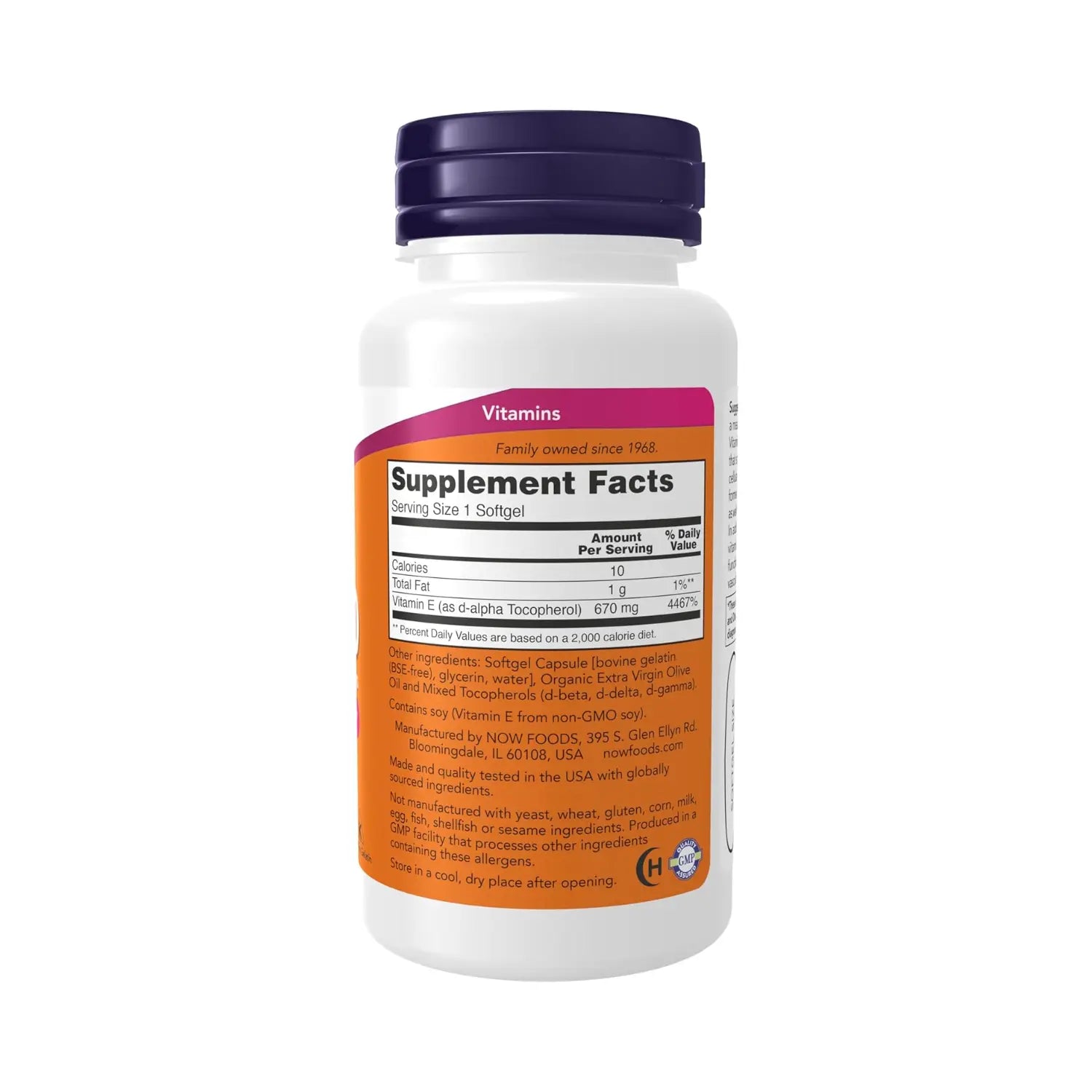 NOW Foods, E-1000 con tocoferoles mixtos, 670 mg (1000 UI), 50 cápsulas blandas sfn