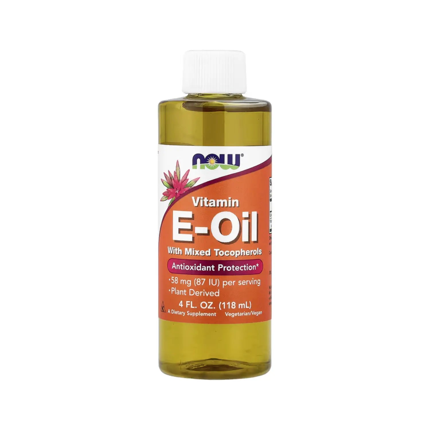 NOW FOODS VITAMINA E CON TOCOFEROLES MIXTOS 118ML SFN