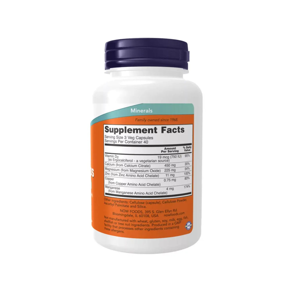NOW Foods, Calcium Citrate 120 Veg Capsules sfn