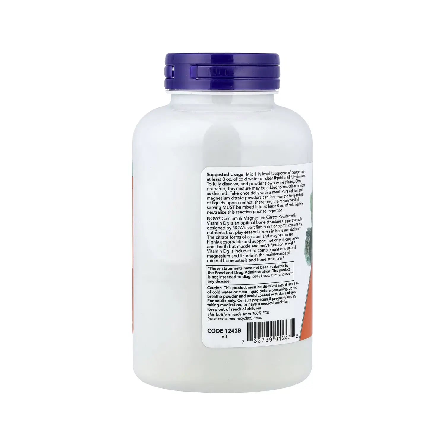 NOW Foods, Calcio y magnesio, 227 g (8 oz) sfn