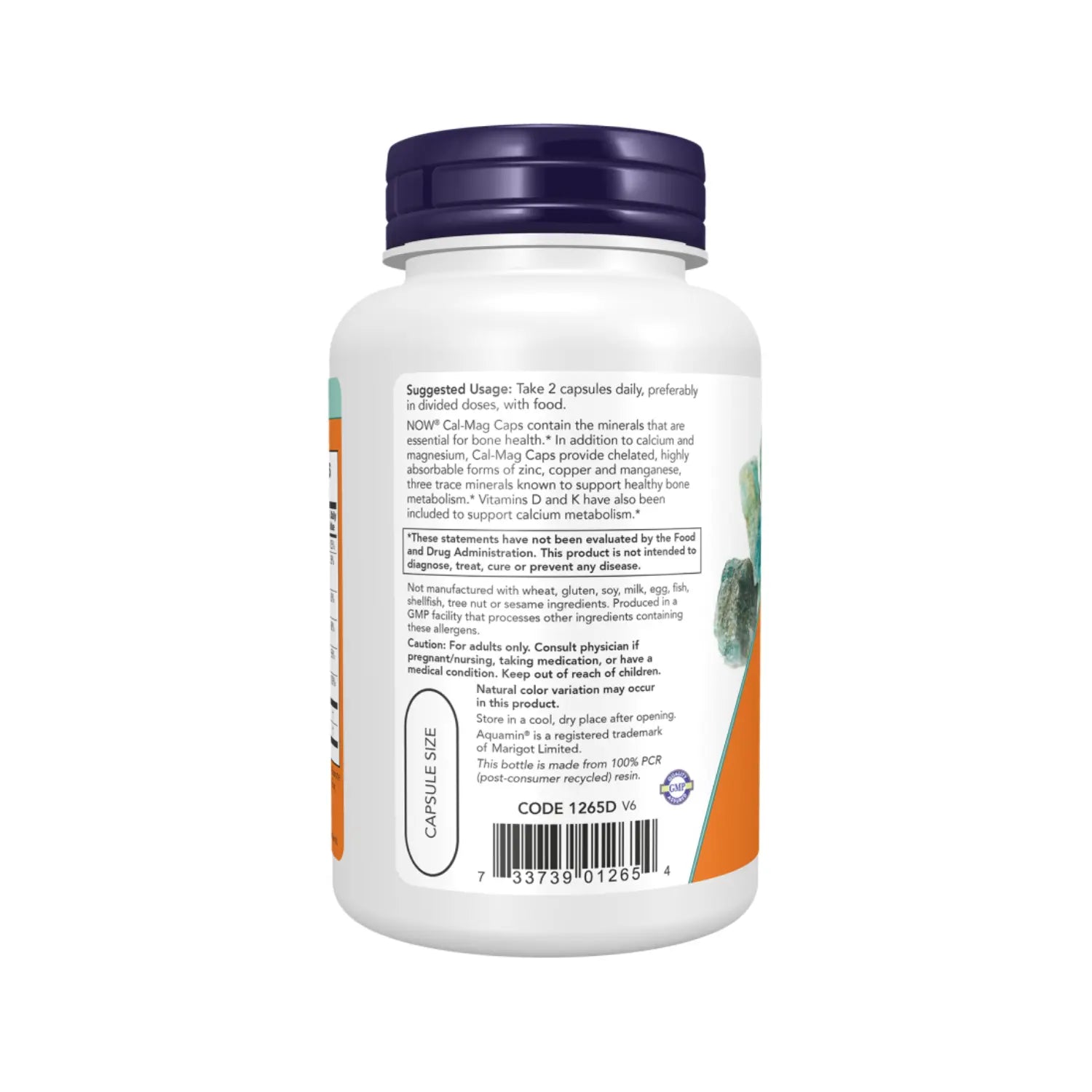 NOW FOODS CAL- MAG CAPS 120 VCAPS