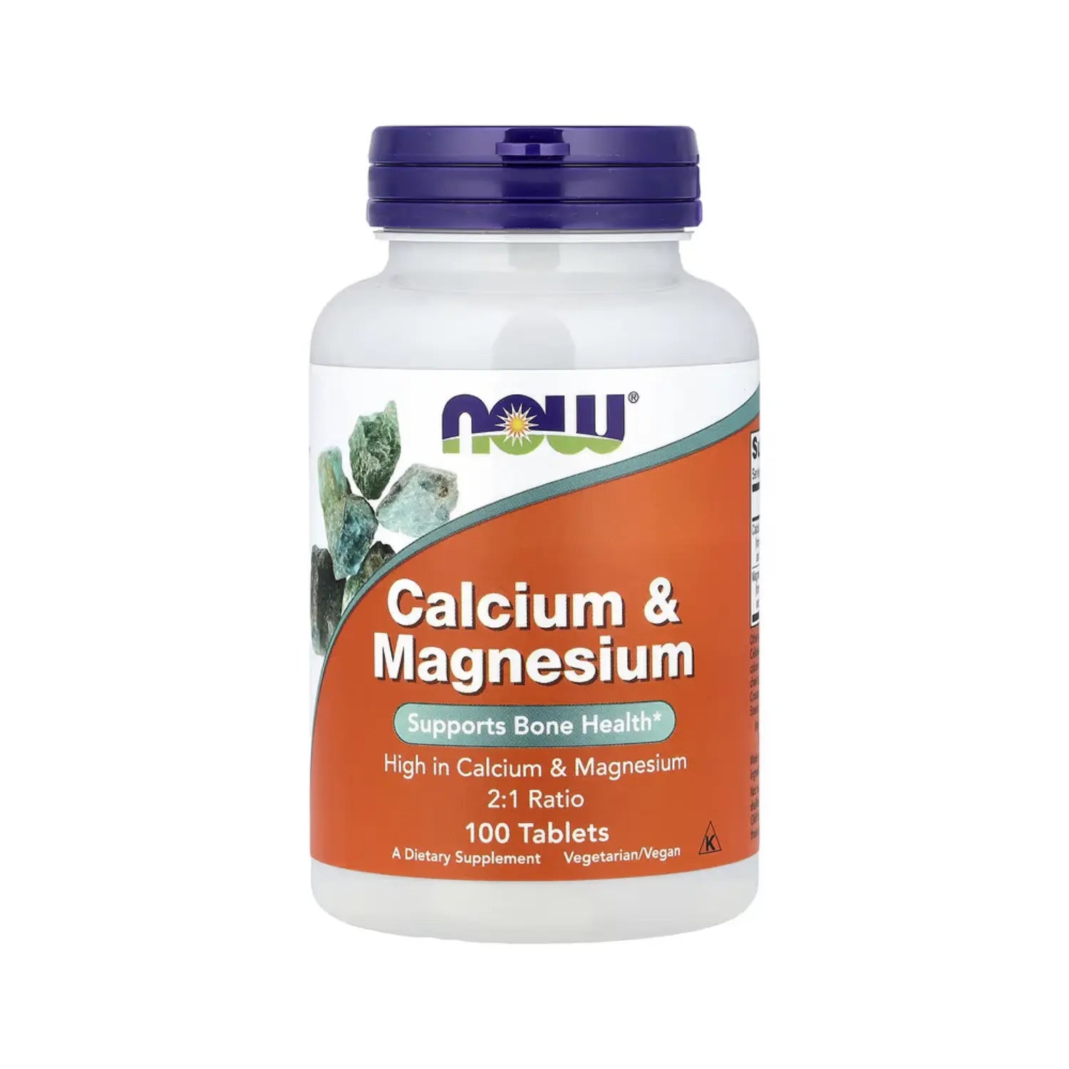 NOW Foods, Calcio y magnesio`` 100 comprimidos sfn