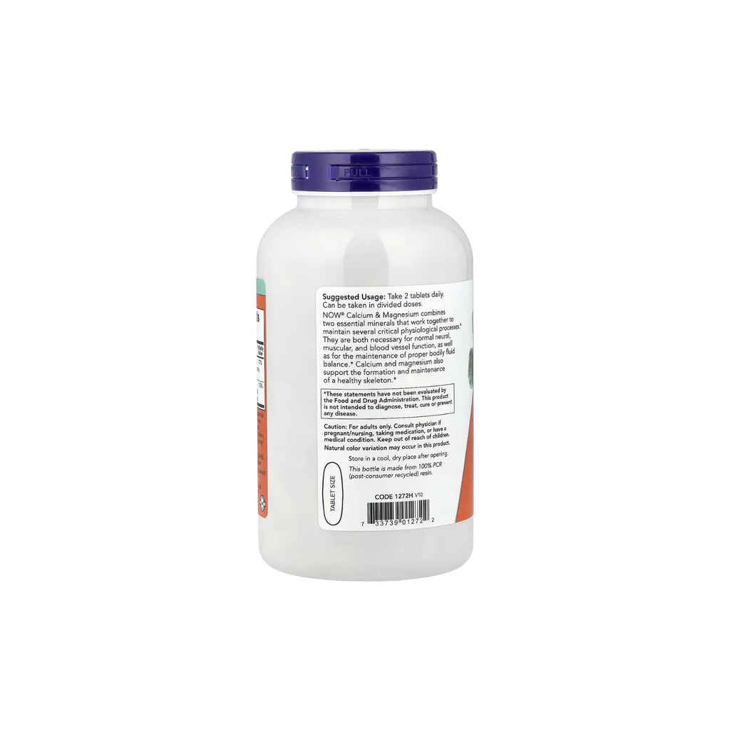 NOW FOODS CALCIO- MAGNESIO 500/250MG 250TABS SFN