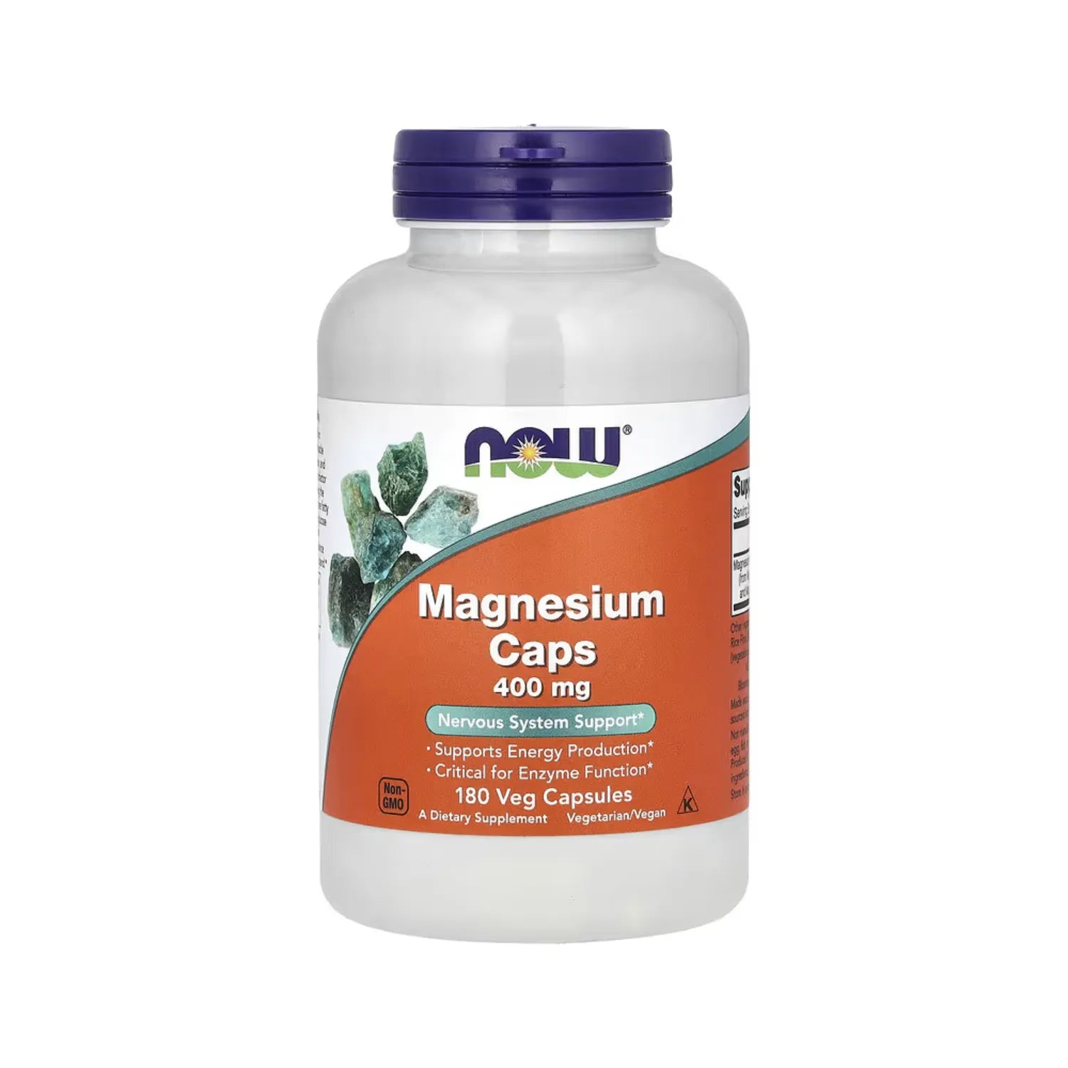 NOW FOODS MAGNESIO 400MG 180 VEGCAPS PRODUCCIÓN ENERGÍA SFN