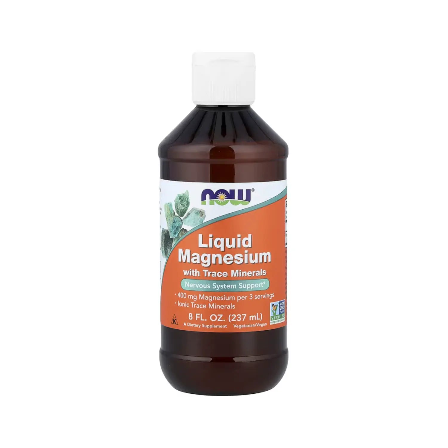 NOW Foods, Magnesio líquido con oligoelementos, 237 ml (8 oz. Líq.) sfn