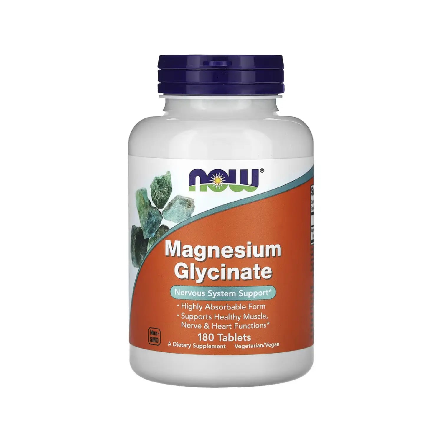 NOW FOODS GLICINATO DE MAGNESIO 180 COMPRIMIDOS SFN
