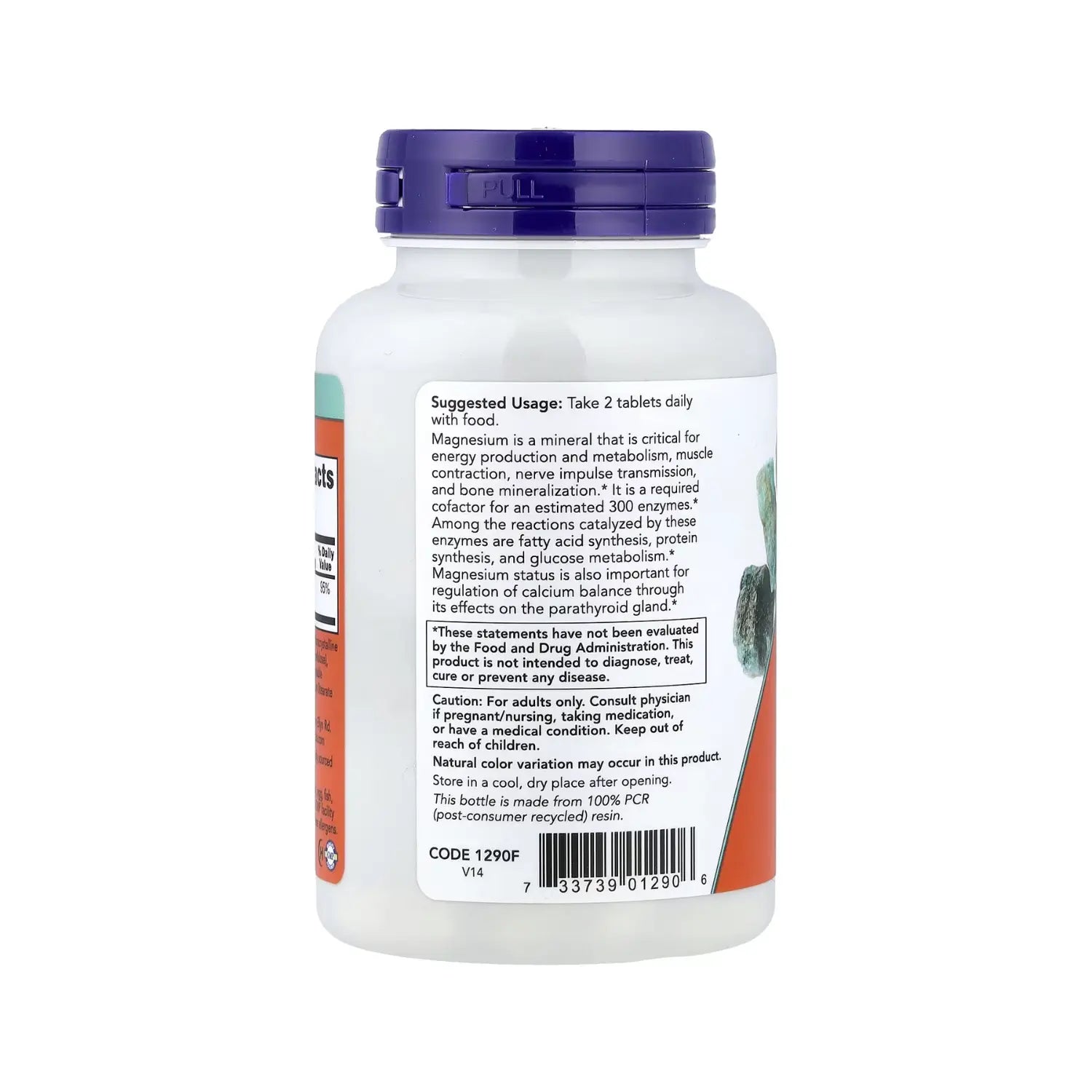 NOW Foods, Citrato de magnesio, 200 mg, 100 comprimidos sfn