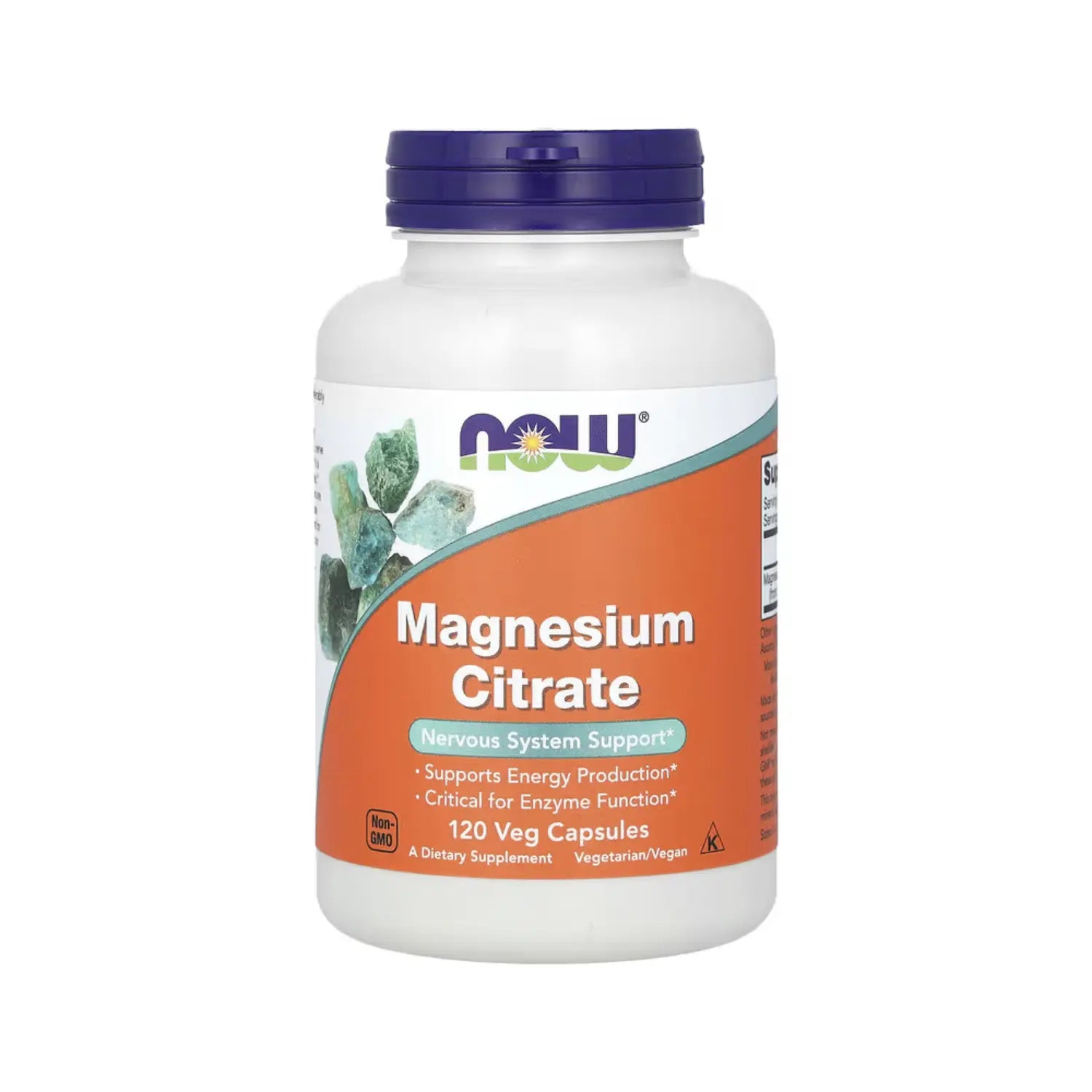 NOW FOODS CITRATO DE MAGNESIO MAGNESIUM CITRATE 120VCAPS SFN