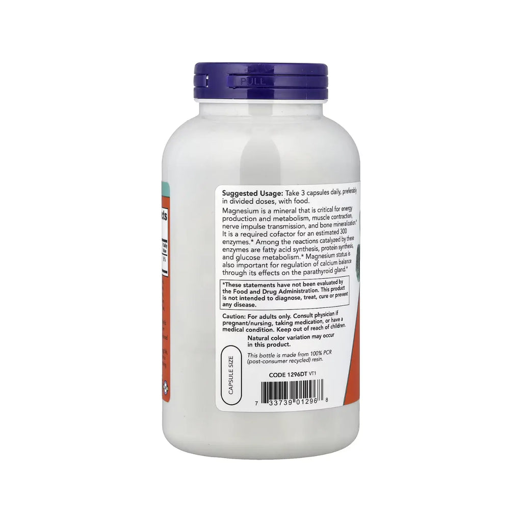 NOW FOODS CITRATO DE MAGNESIO 240 VCAPS SFN
