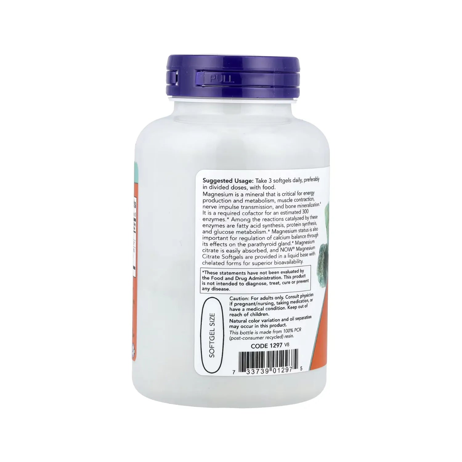NOW FOODS CITRATO DE MAGNESIO 400MG 90 SOFTGELS SFN