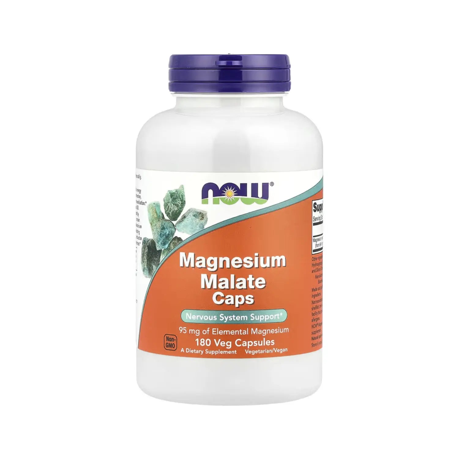 NOW FOODS MALATO DE MAGNESIO 180VCAPS SFN