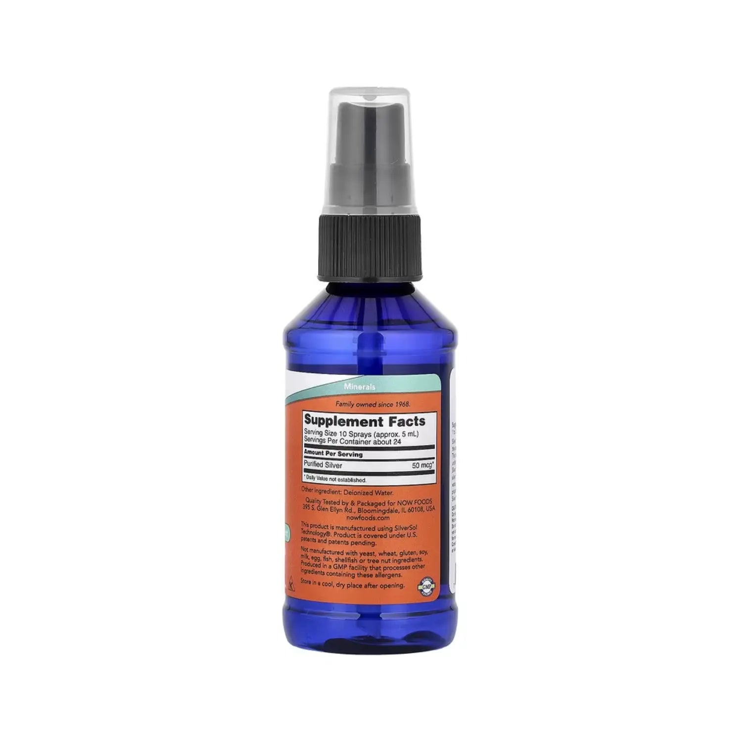 NOW FOODS SILVER SOL 118ML SFN