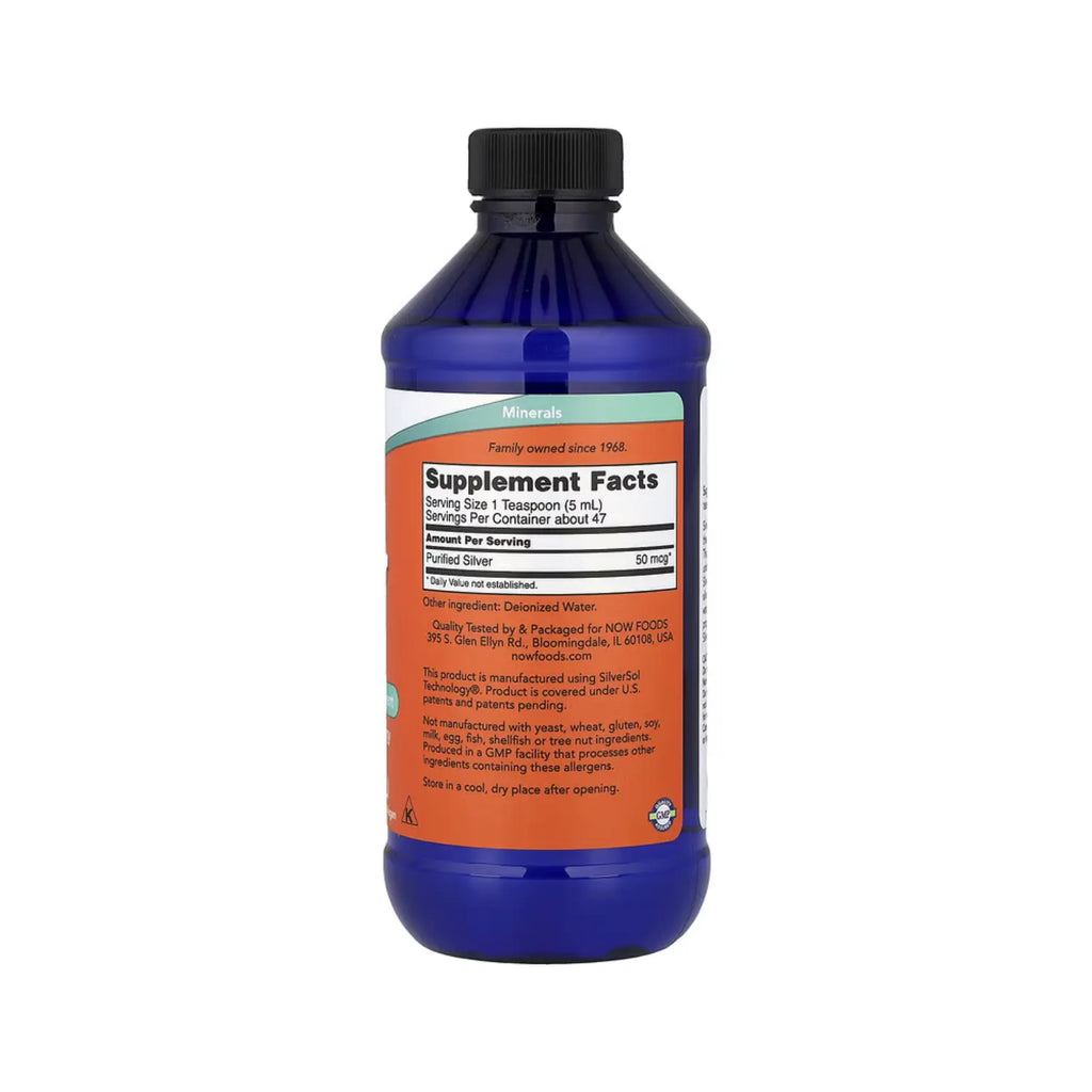 NOW FOODS SILVER SOL 237ML SFN