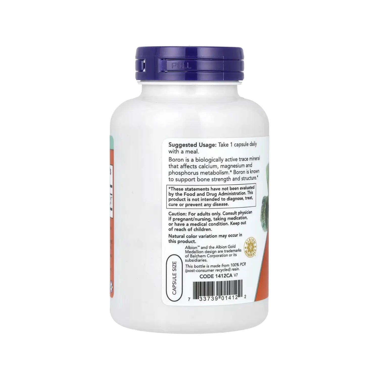 NOW FOODS BORON 3 MG 250VCAPS SFN