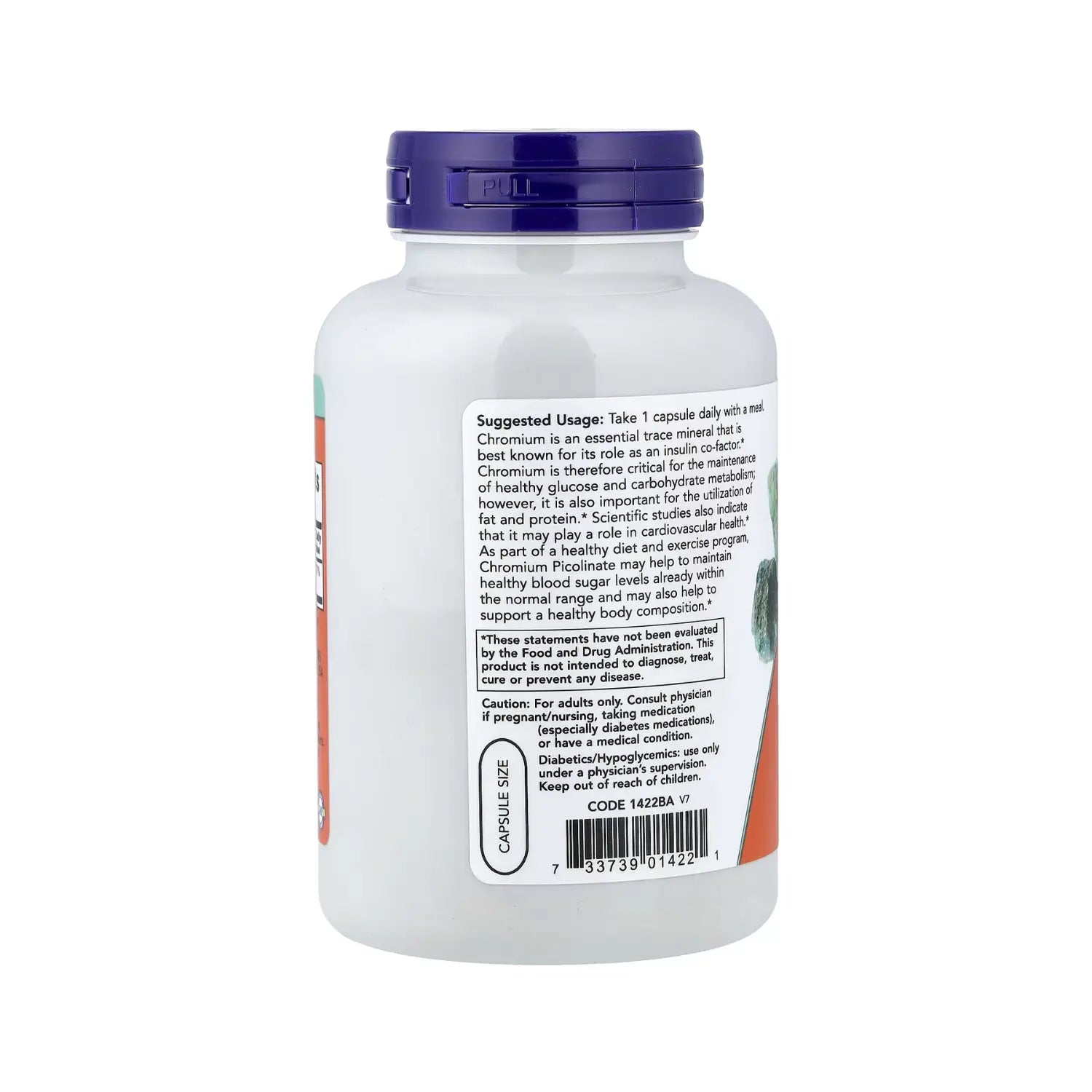 NOW FOODS PICOLINATO DE CROMO 200 MCG 250 VCAPS SFN