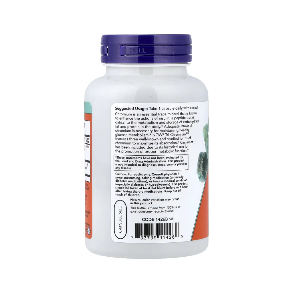 NOW FOODS TRI-CROMO 500 MCG 180 VCAPS SFN