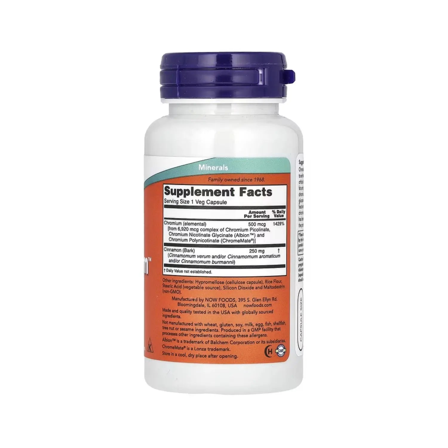NOW FOODS TRI-CROMO 500 MCG 90 VCAPS SFN