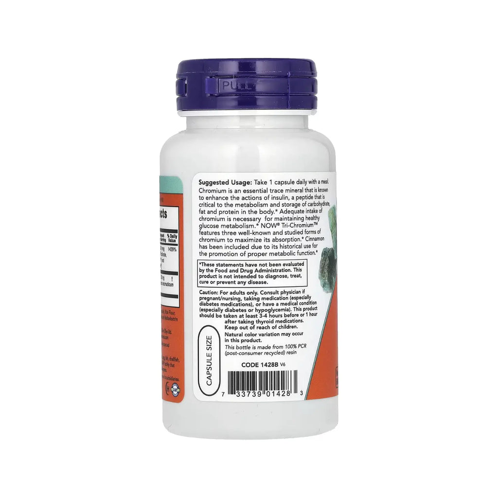NOW FOODS TRI-CROMO 500 MCG 90 VCAPS SFN