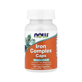 NOW Foods, Complejo de hierro en cápsulas, 100 cápsulas vegetales sfn