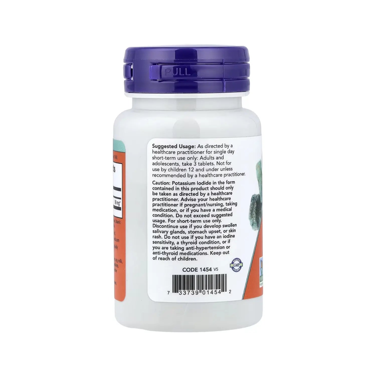 NOW Foods, Yoduro de potasio, 30 mg, 60 tabletas sfn