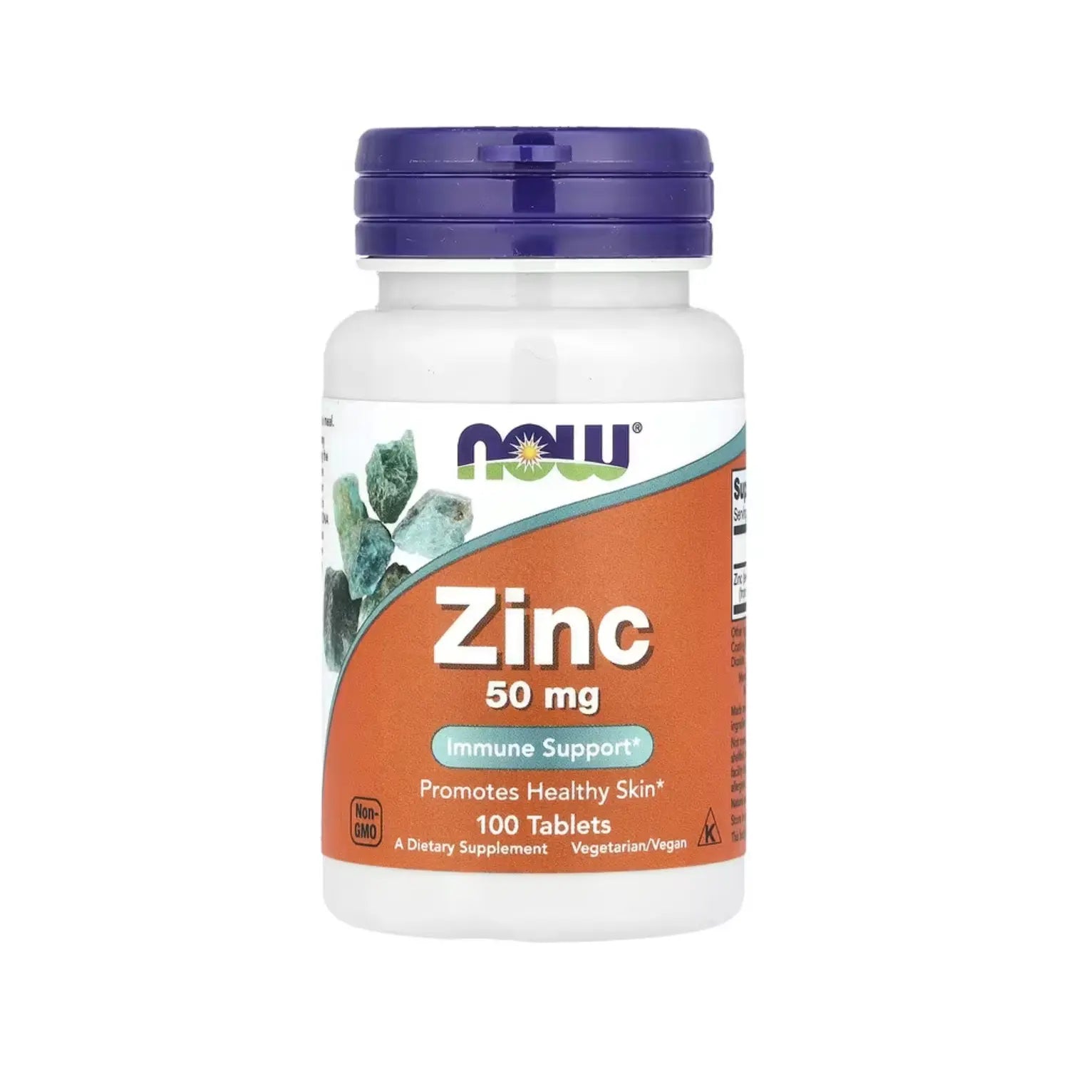 NOW FOODS GLUCONATO DE ZINC 50MG 100 TABS SFN