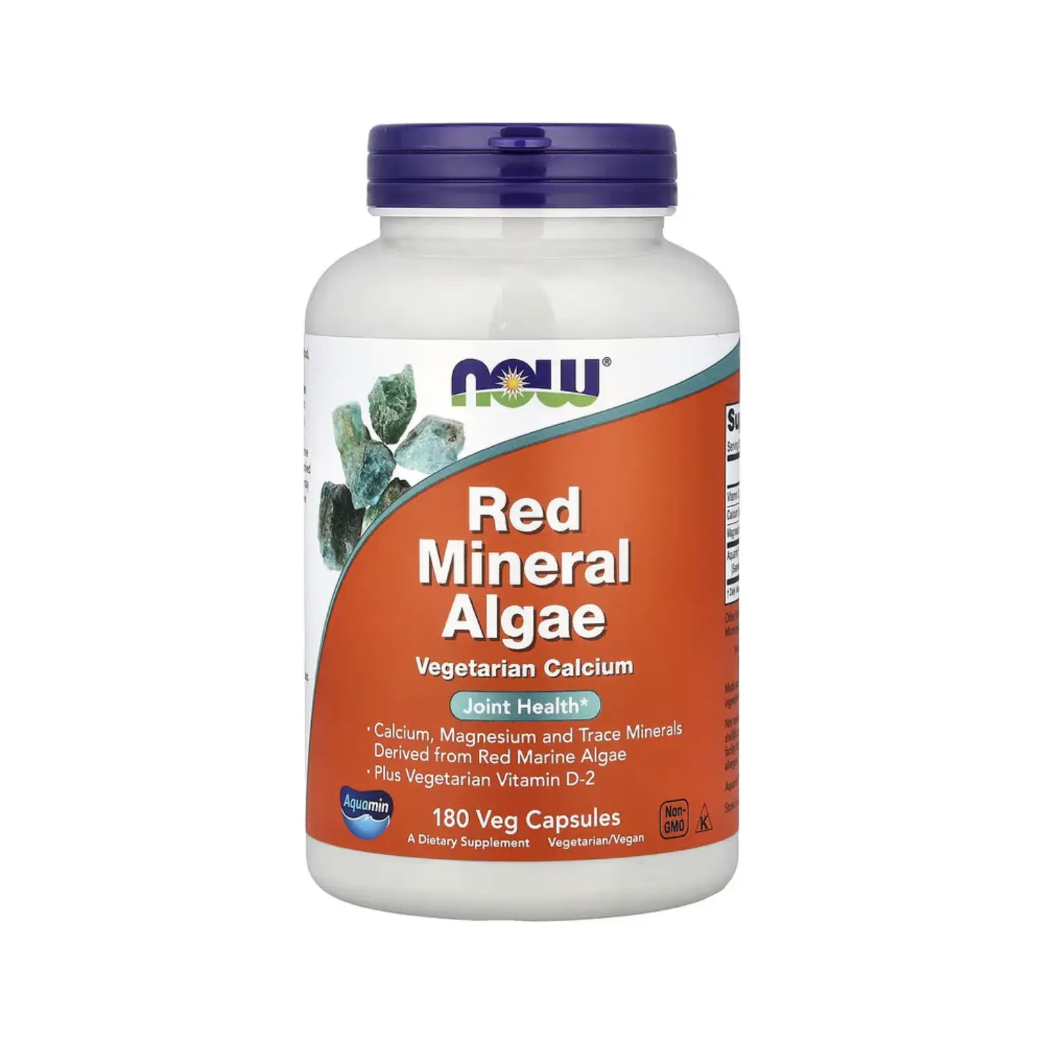 NOW FOODS ALGAS MINERALES ROJAS 180 CÁPSULAS VEGETALES SFN