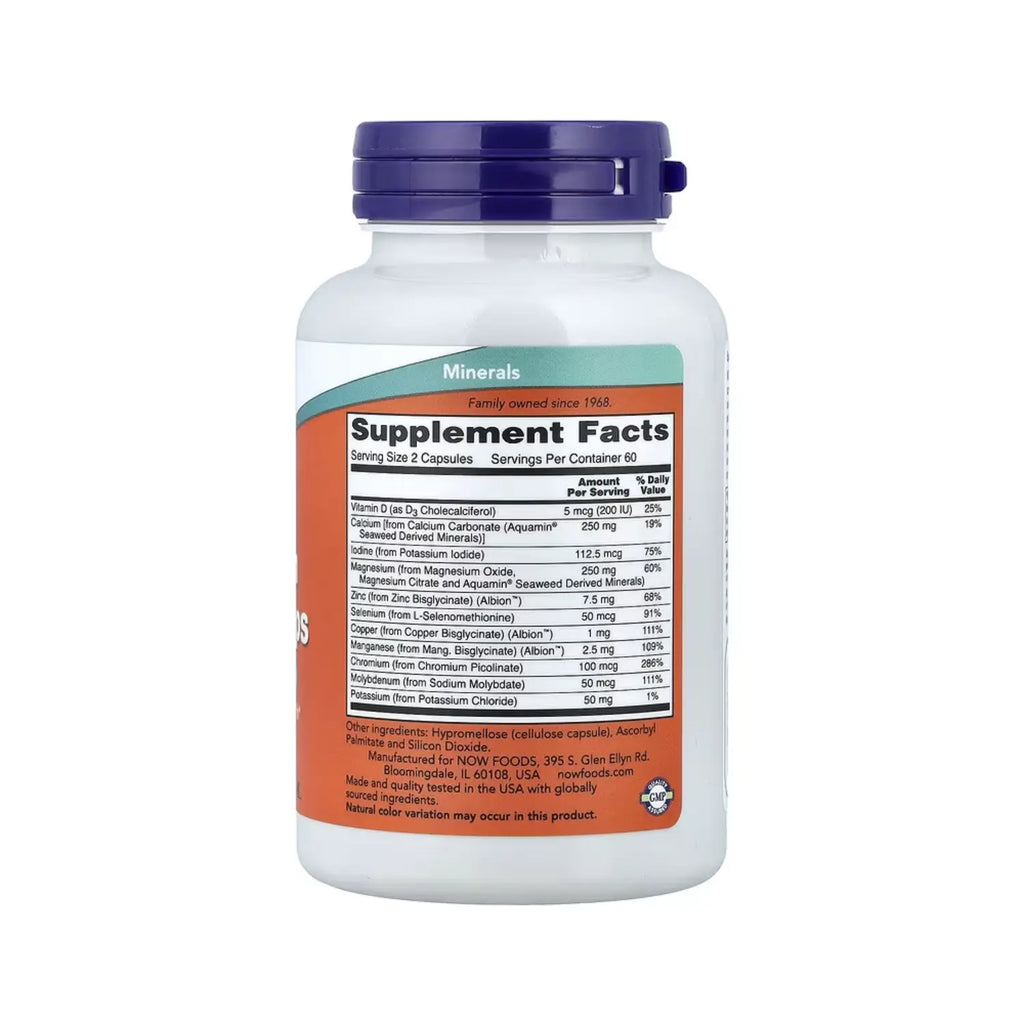 NOW FOODS FULL SPECTRUM MINERAL CAPS 120 VCAPS