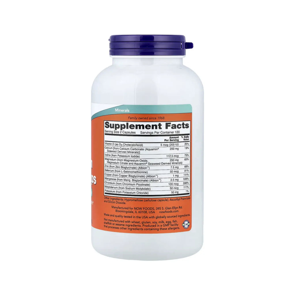 NOW FOODS FULL SPECTRUM MINERAL CAPS 240 VCAPS